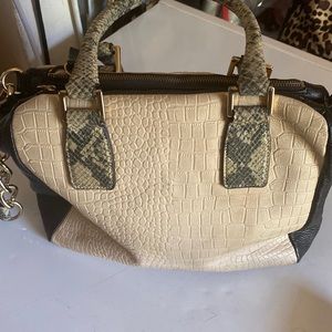 Marc Fisher snake/leather purse slightly used